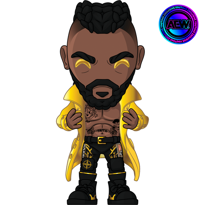 Gold Chrome Swerve Strickland AEW Youtooz Collectibles