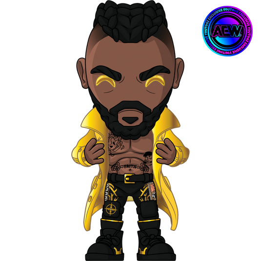 Gold Chrome Swerve Strickland AEW Youtooz Collectibles