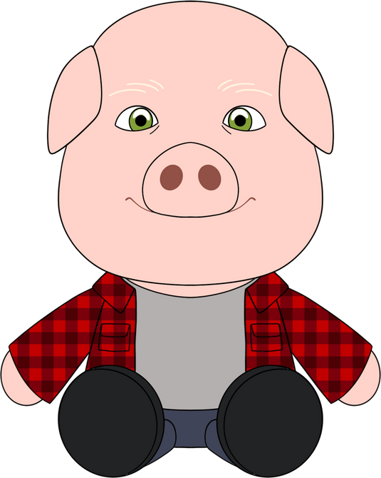 John Pork Plush (9in) Plush Youtooz Collectibles