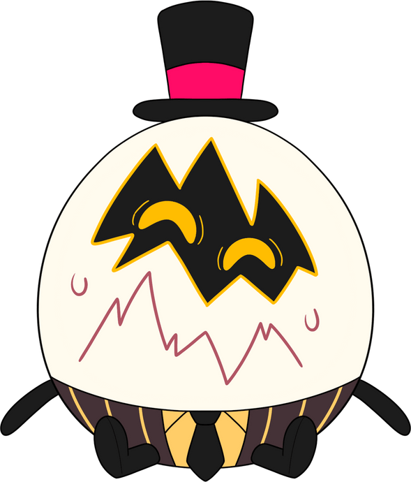 Nervous Egg Boi Stickie (6in) Hazbin Hotel Youtooz Collectibles