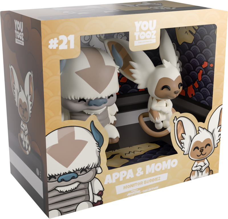 Load image into Gallery viewer, Appa and Momo Monitor Buddiez Avatar: The Last Airbender Youtooz Collectibles
