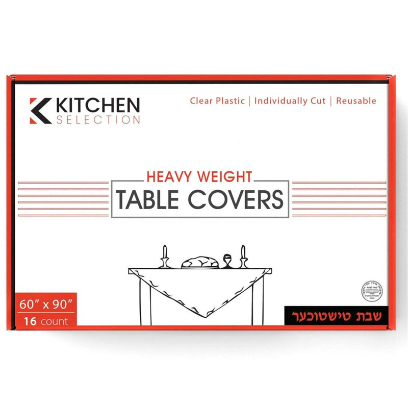 Load image into Gallery viewer, Kitchen Selection Clear Heavy-Weight Table Covers: Size 60&quot;X90&quot; Table Covers VeZee
