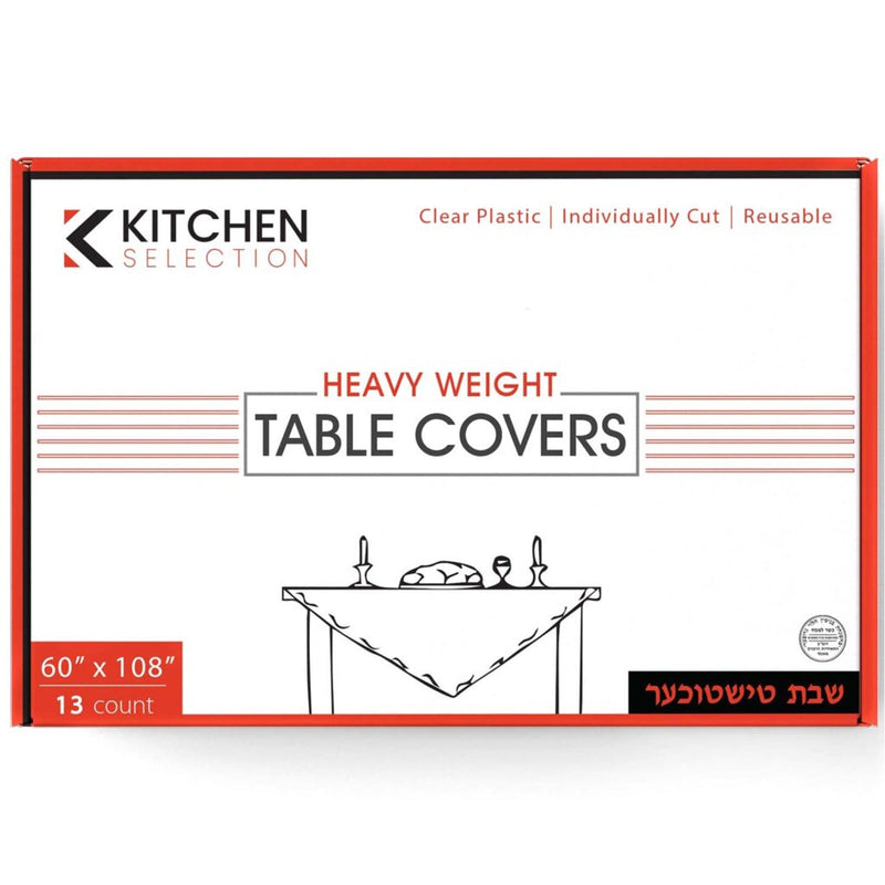 Load image into Gallery viewer, Kitchen Selection Clear Heavy-Weight Table Covers: Size 60&quot;X180&quot; Table Covers VeZee
