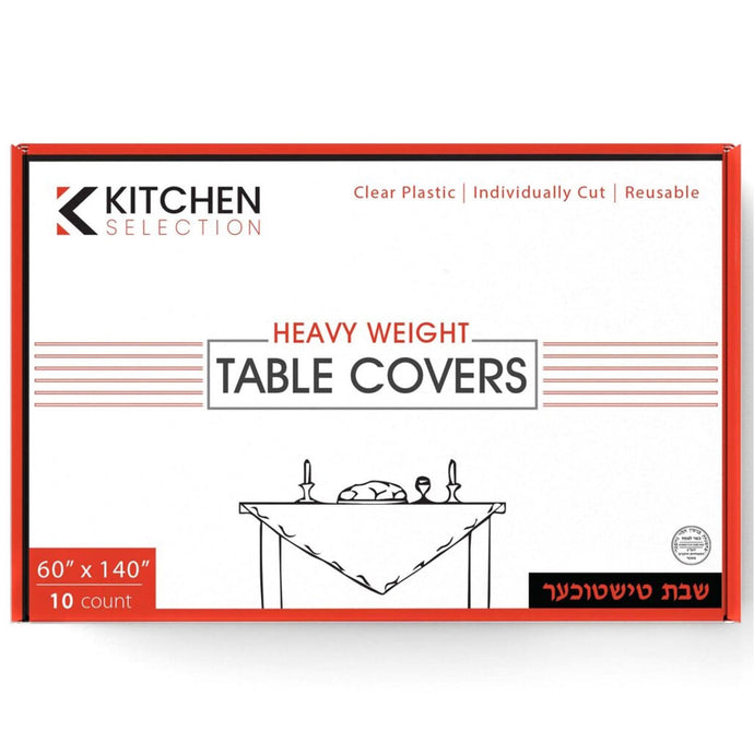 Kitchen Selection Clear Heavy-Weight Table Covers: Size 60