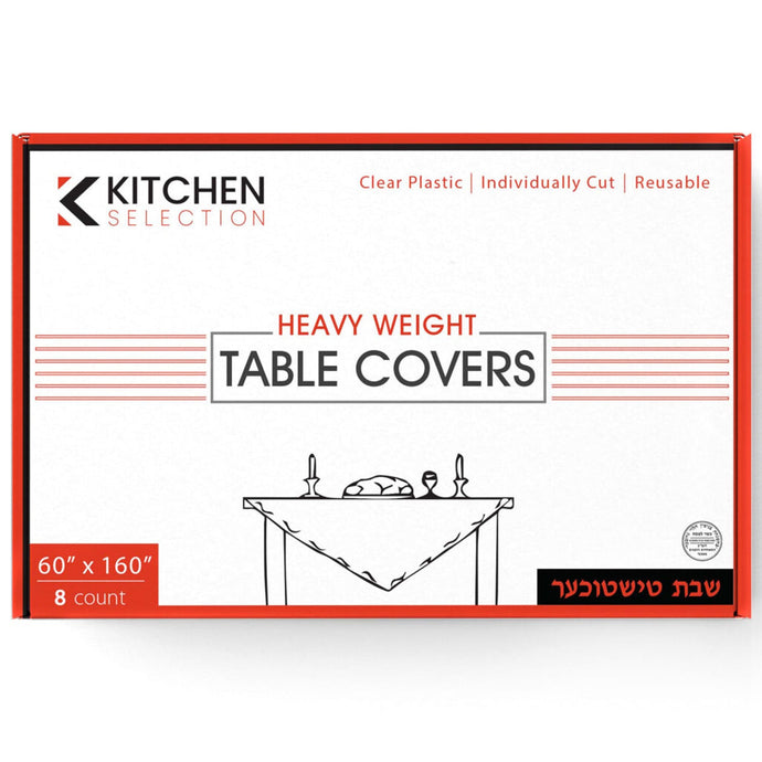 Kitchen Selection Clear Heavy-Weight Table Covers: Size 60