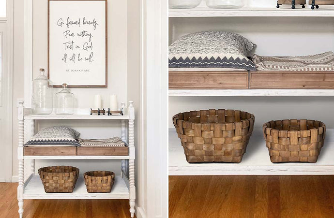 Woven Storage Baskets, Set of 2 General WG