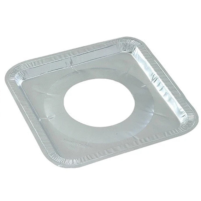 Disposable Aluminum Gas Burner Guard 8.5 x 8.5 x .5 Food Storage & Serving VeZee