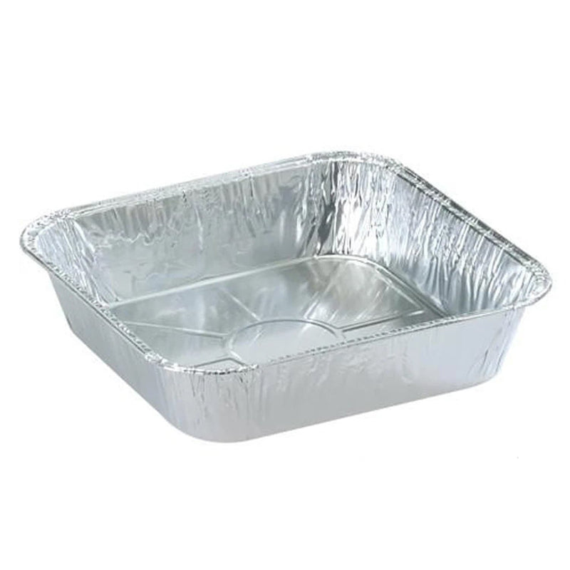 Load image into Gallery viewer, Disposable Aluminum 8&quot; Square shallow Cake Baking Pan Disposable VeZee
