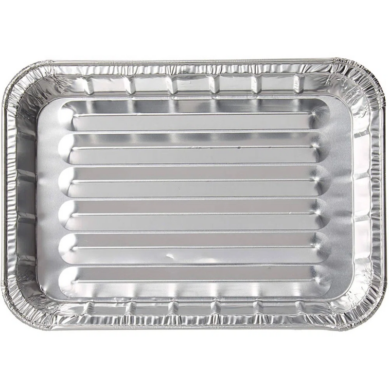 Load image into Gallery viewer, *WHOLESALE* Large Broiler Disposable Aluminum Baking Pan: 200 Count Broiler Pan VeZee
