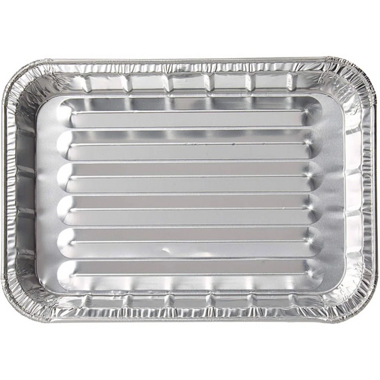 *WHOLESALE* Large Broiler Disposable Aluminum Baking Pan: 200 Count Broiler Pan VeZee