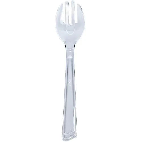 Load image into Gallery viewer, Clear Plastic Serving Fork 10&quot; Serverware Hanna K Signature
