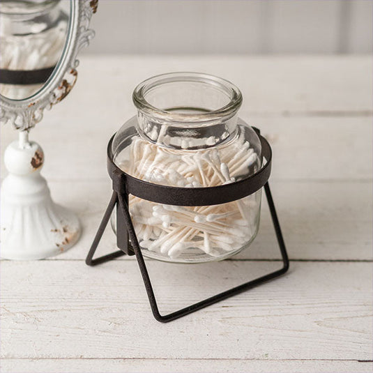 Glass Jar Candle Holder with Stand General CT