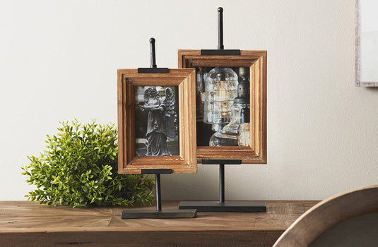 Metal Artist Easel Photo Frame, Pick Your Size General Decor Steals