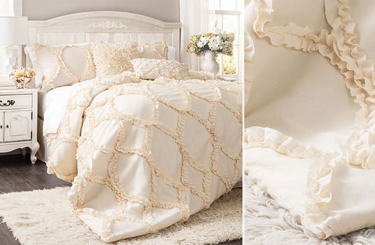 Ribbon Embroidery Bedding, Pick Your Color/Style General Decor Steals