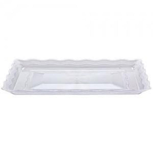 12" X 18" Large Clear Rectangular Tray Serverware Hanna K