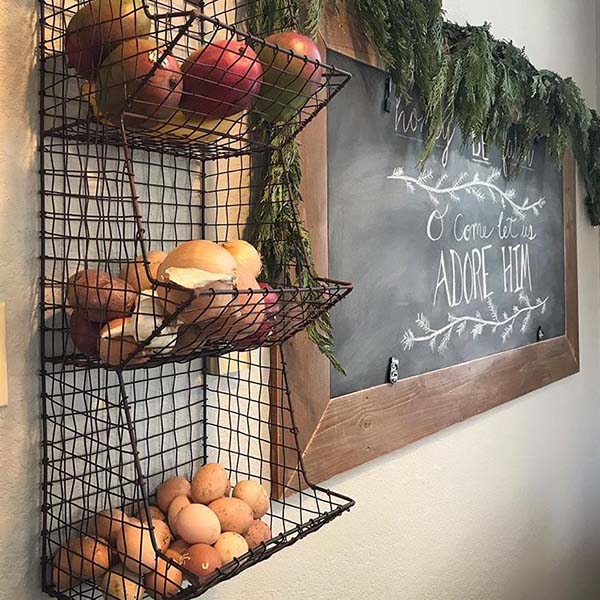 *HUGE* Deep General Store Wall Storage Basket Whats trending CT