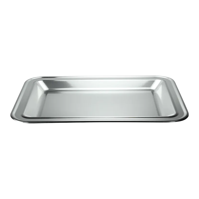 Load image into Gallery viewer, Silver Rectangle Serving Plastic Tray, 17.75 X 12.75 Tray King Zak
