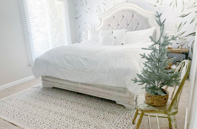 White Ruching Bedding, Pick Your Size General Decor Steals