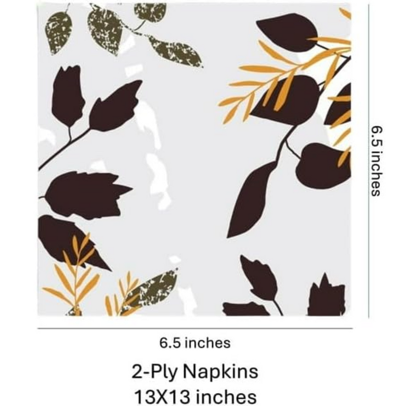 Load image into Gallery viewer, Leafy Canopy 2-Ply 13X13 inches Dinner Napkins Tablesettings VeZee
