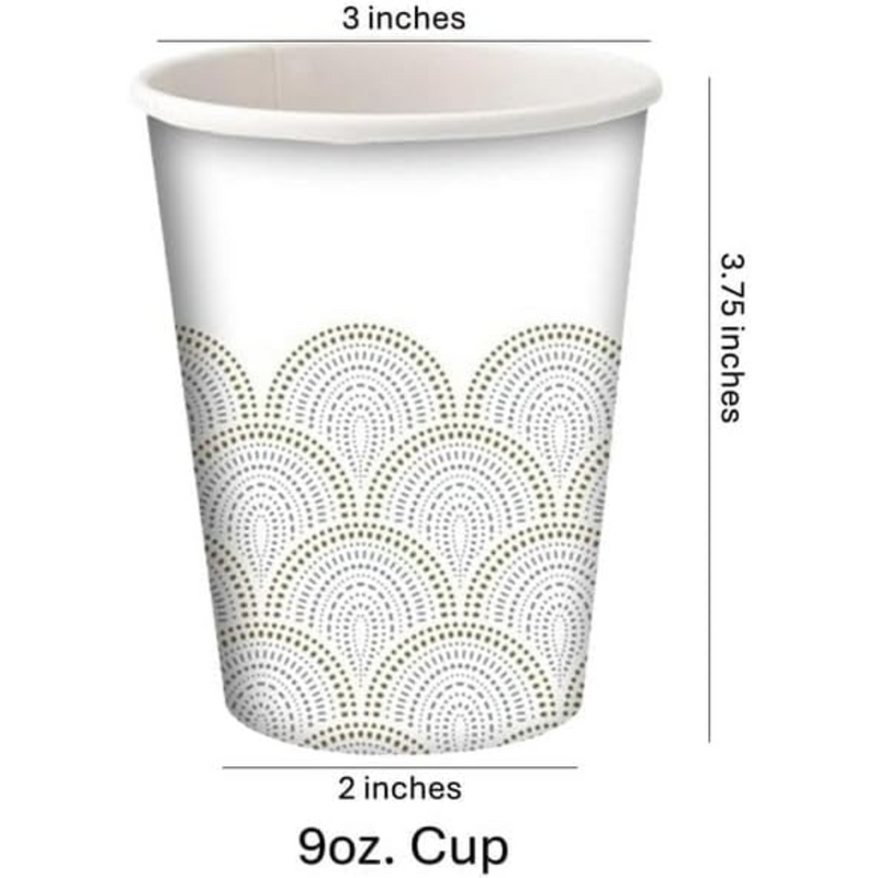 Load image into Gallery viewer, Metallic Rays 9oz. Paper Cups Paper Cups VeZee
