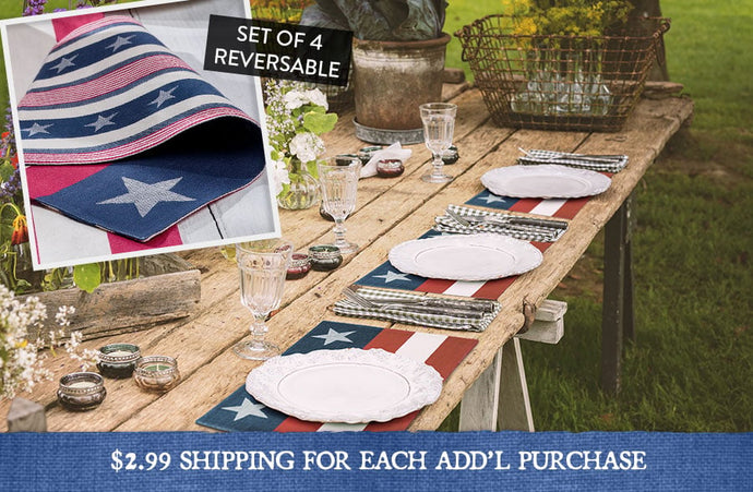 Patriotic Placemats, Set of 4 General PBK