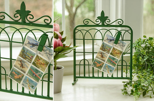 Green Tabletop Gate Photo Display General RH