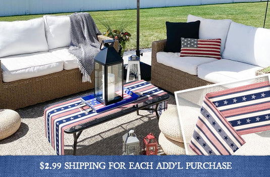 American Flag Table Runner General PBK