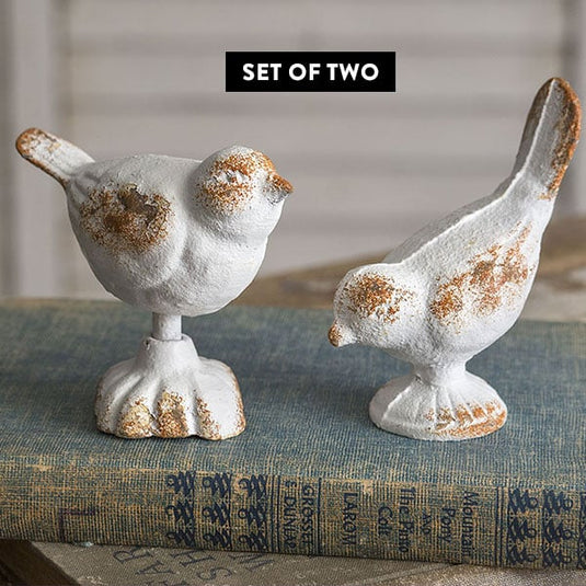 Rusted Patina Perched Birds, Set of 2 General CT