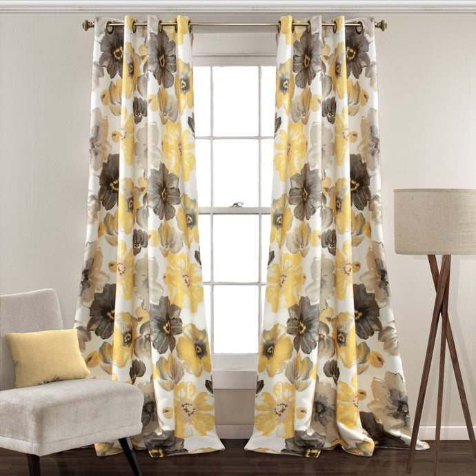 Leah Light Filtering Window Curtain Set Collective LushDecor