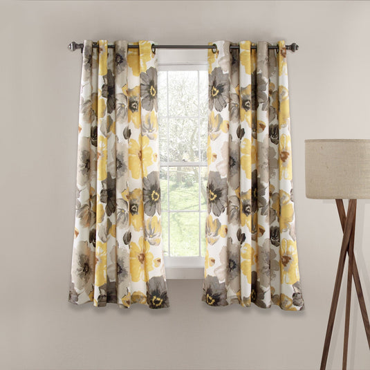 Leah Light Filtering Window Curtain Set Collective LushDecor