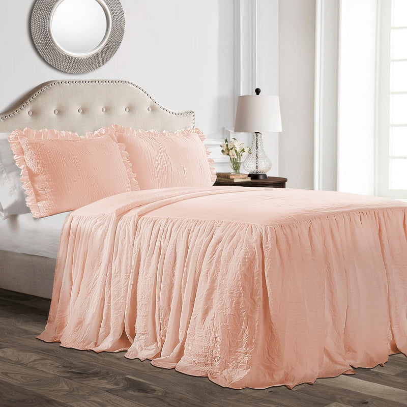 Load image into Gallery viewer, Ruffle Skirt Bedspread Set Collective LushDecor
