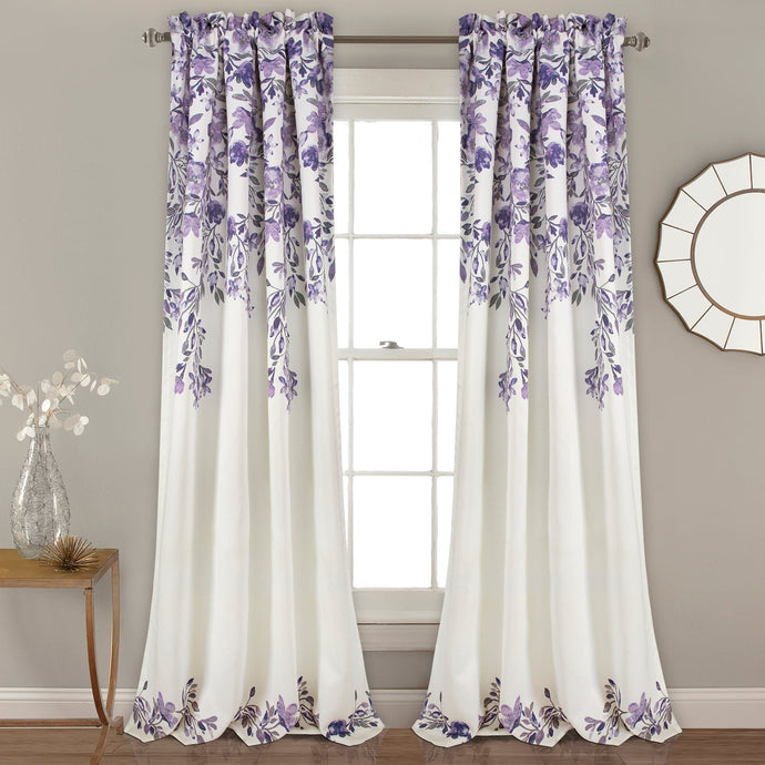 Tanisha Light Filtering Window Curtain Panel Set Collective LushDecor