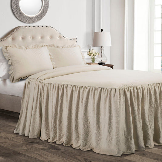 Ruffle Skirt Bedspread Set Collective LushDecor