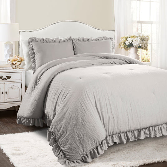 Reyna 3 Piece Comforter Set Collective LushDecor