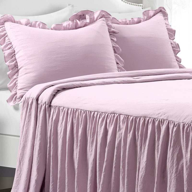 Load image into Gallery viewer, Ruffle Skirt Bedspread Set Collective LushDecor
