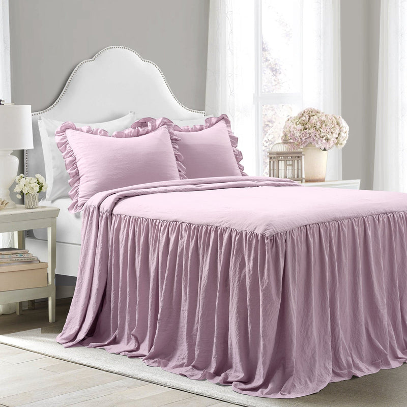 Load image into Gallery viewer, Ruffle Skirt Bedspread Set Collective LushDecor
