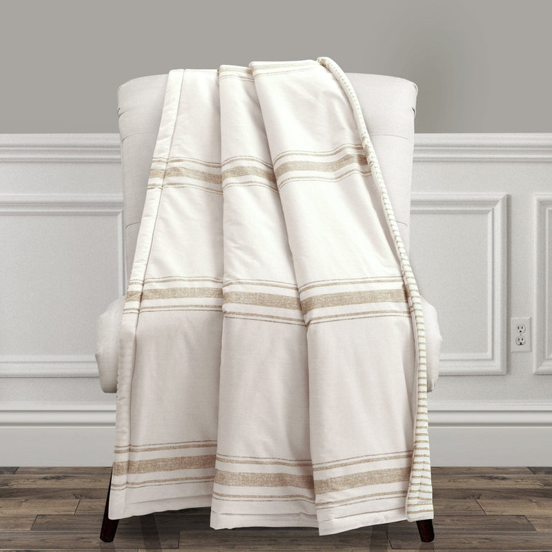 Load image into Gallery viewer, Farmhouse Stripe Throw Collective LushDecor
