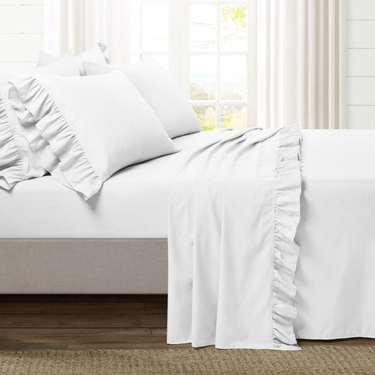 Reyna Ruffle Sheet Set Collective LushDecor