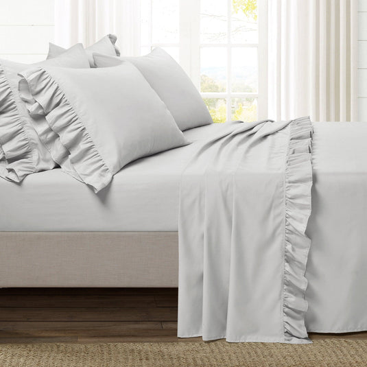 Reyna Ruffle Sheet Set Collective LushDecor