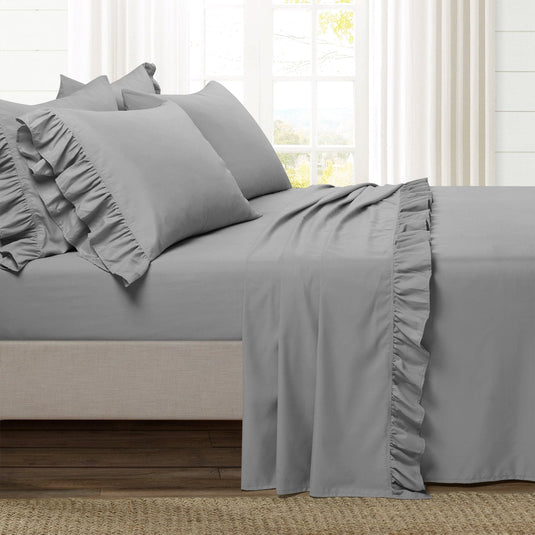 Reyna Ruffle Sheet Set Collective LushDecor