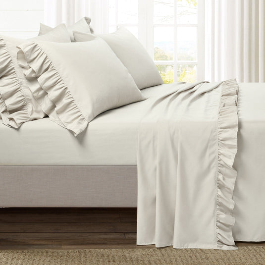 Reyna Ruffle Sheet Set Collective LushDecor