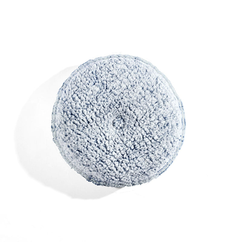 Load image into Gallery viewer, Button Soft Sherpa Round Throw Pillow Collective LushDecor
