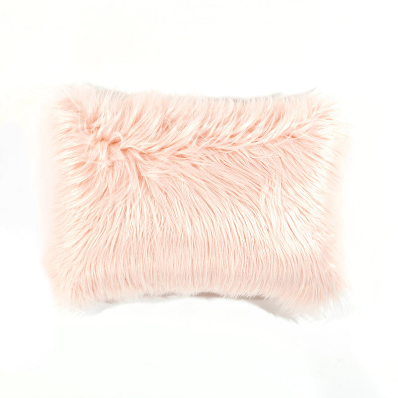 Load image into Gallery viewer, Mongolian Luca Soft Faux Fur Decorative Pillow Cover Collective LushDecor
