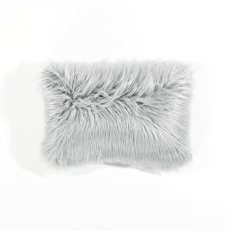 Load image into Gallery viewer, Mongolian Luca Soft Faux Fur Decorative Pillow Cover Collective LushDecor
