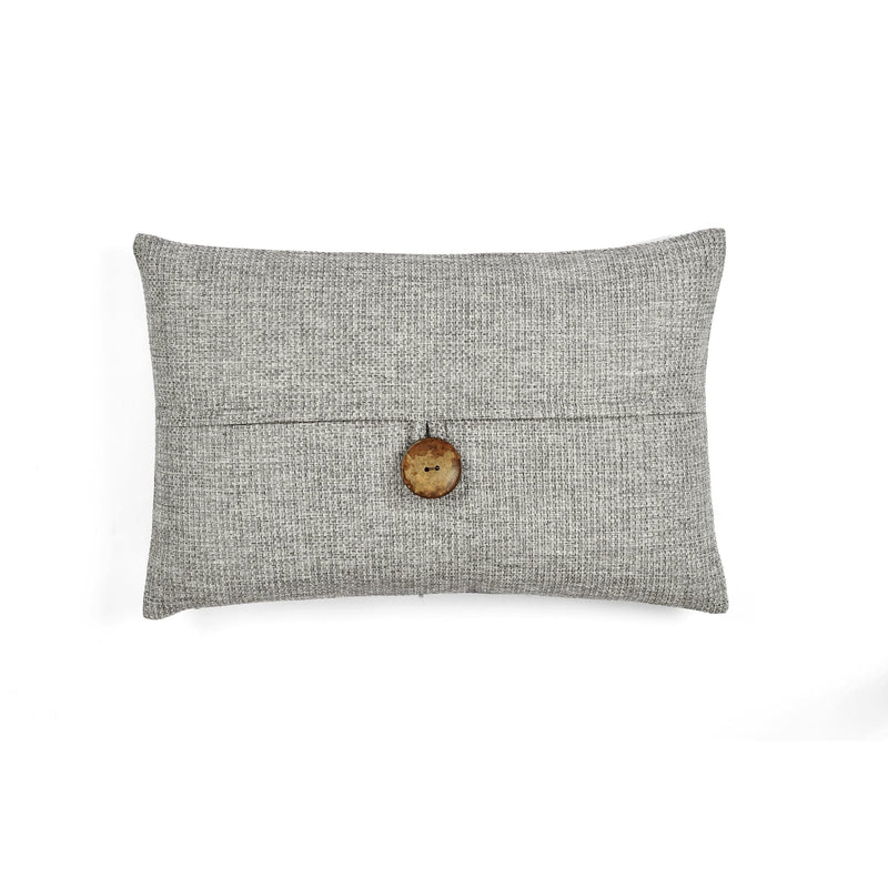 Load image into Gallery viewer, Linen Texture Woven Button Decorative Pillow Cover Collective LushDecor
