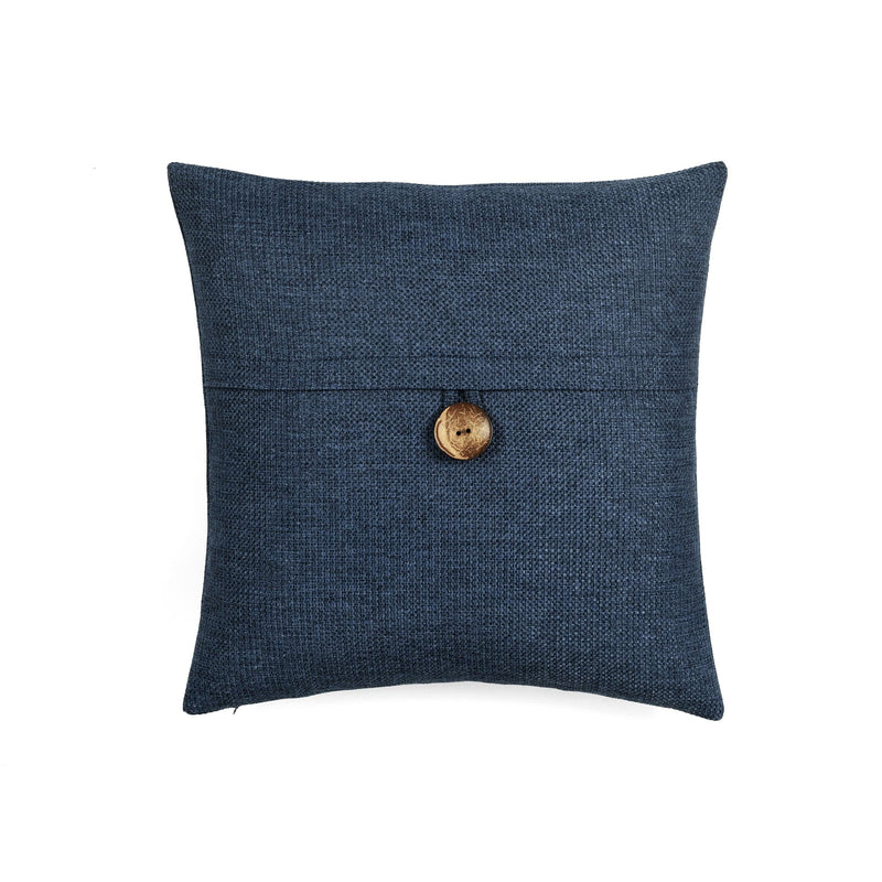 Load image into Gallery viewer, Linen Texture Woven Button Decorative Pillow Cover Collective LushDecor
