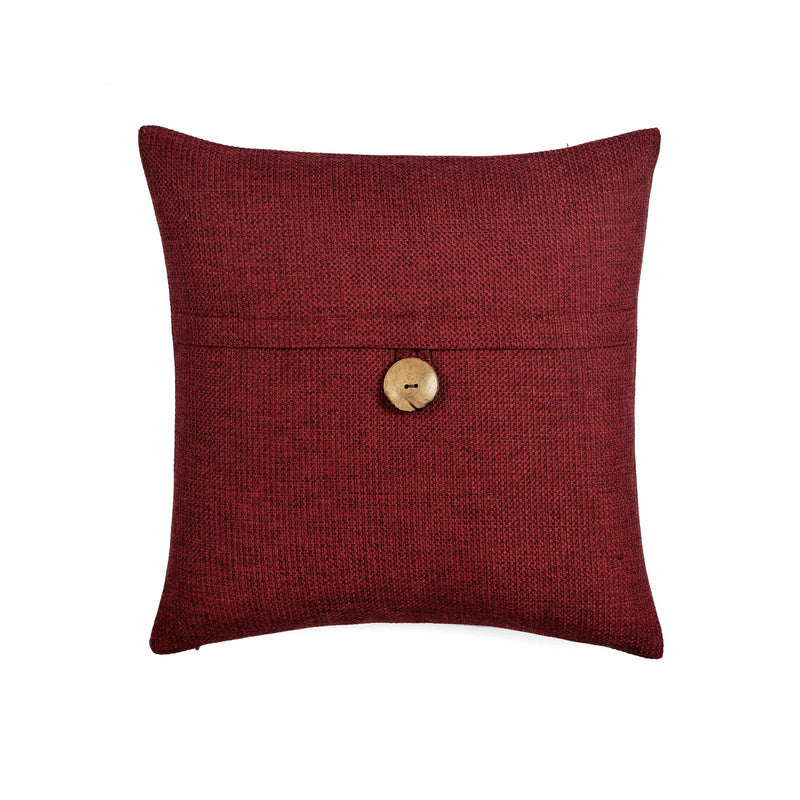 Load image into Gallery viewer, Linen Texture Woven Button Decorative Pillow Cover Collective LushDecor
