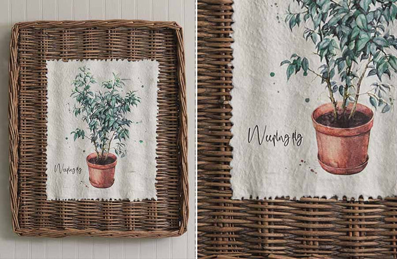 Load image into Gallery viewer, Weeping Fig and Plant Wall Basket Framed Art, Pick Your Style Whats trending Decor Steals
