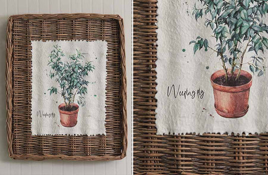 Weeping Fig and Plant Wall Basket Framed Art, Pick Your Style Whats trending Decor Steals