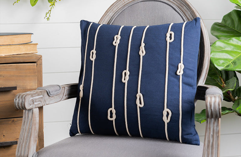 Load image into Gallery viewer, Nautical Pillow, Pick Your Style Whats trending Decor Steals
